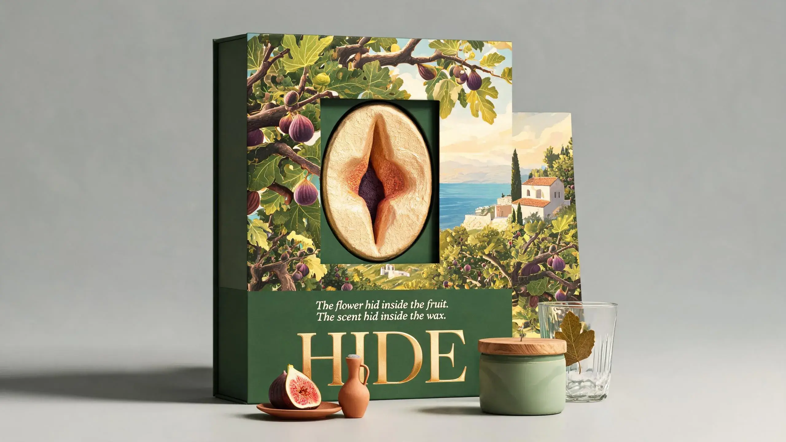 FIG · HIDE Candle Packaging