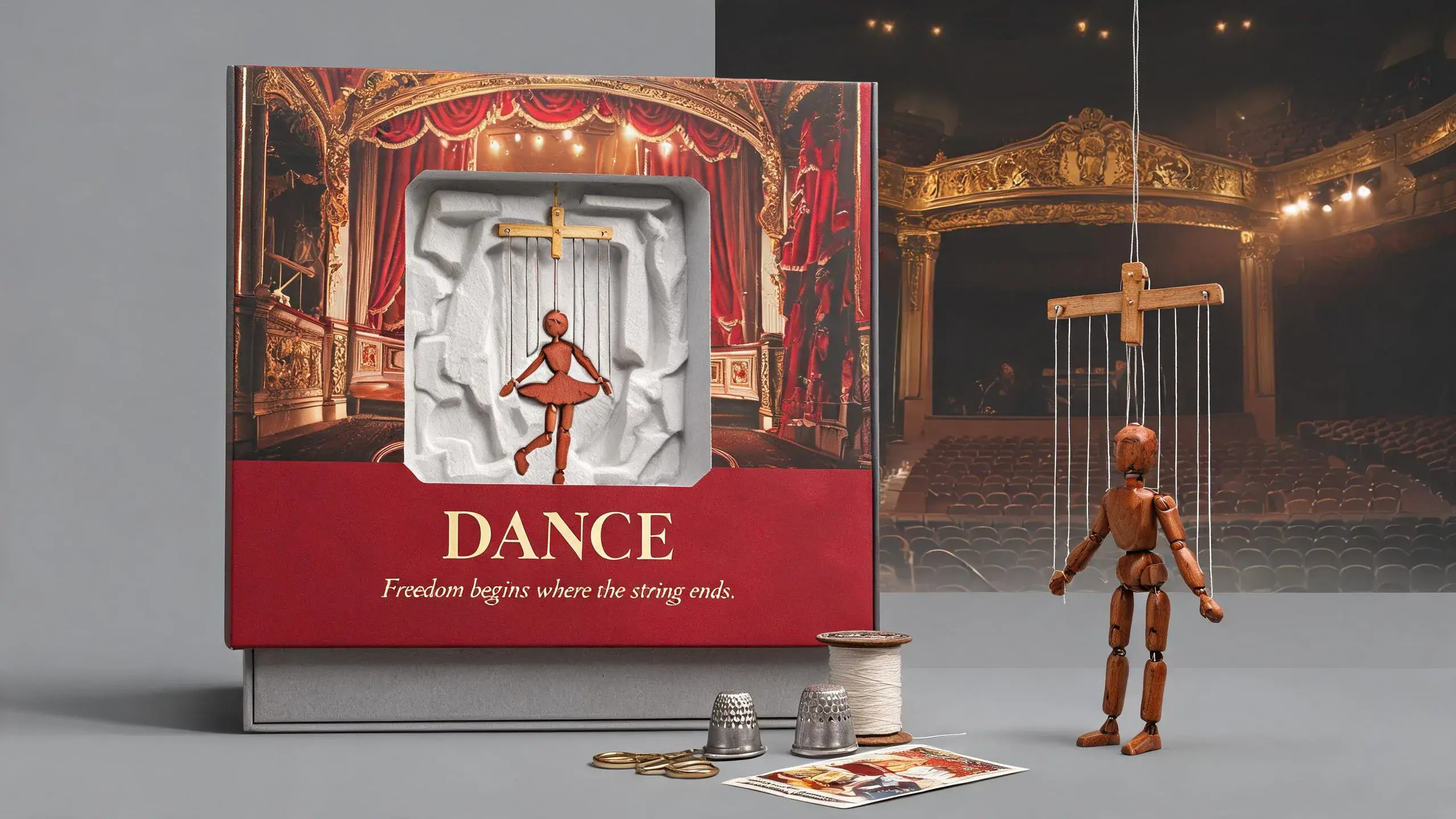 MARIONETTE · DANCE · 纸塑浮雕玩具包装