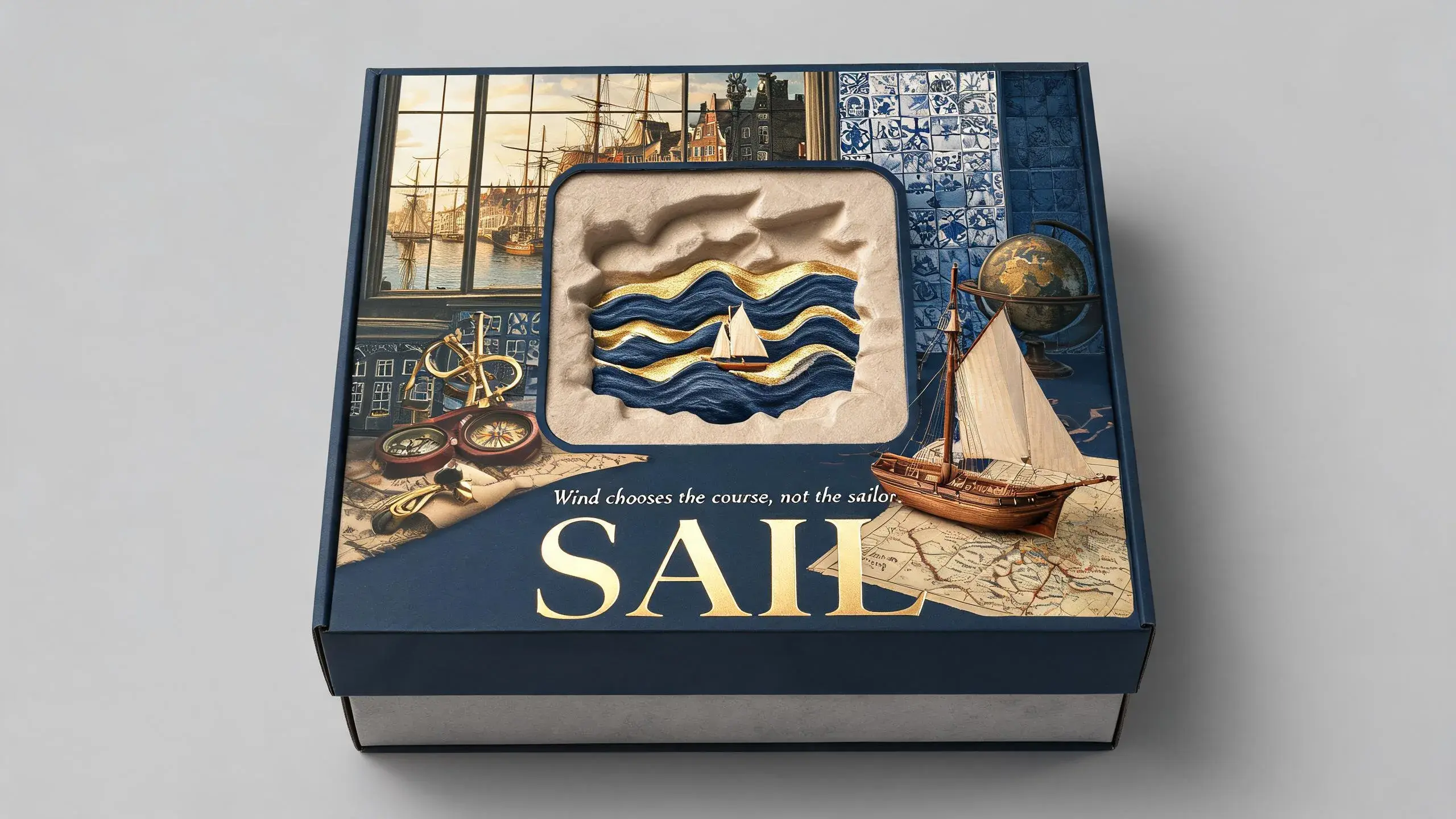 SAILBOAT · SAIL · 纸塑浮雕玩具包装